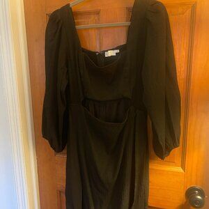 ASTR The Label Center Cutout Wrap Skirt